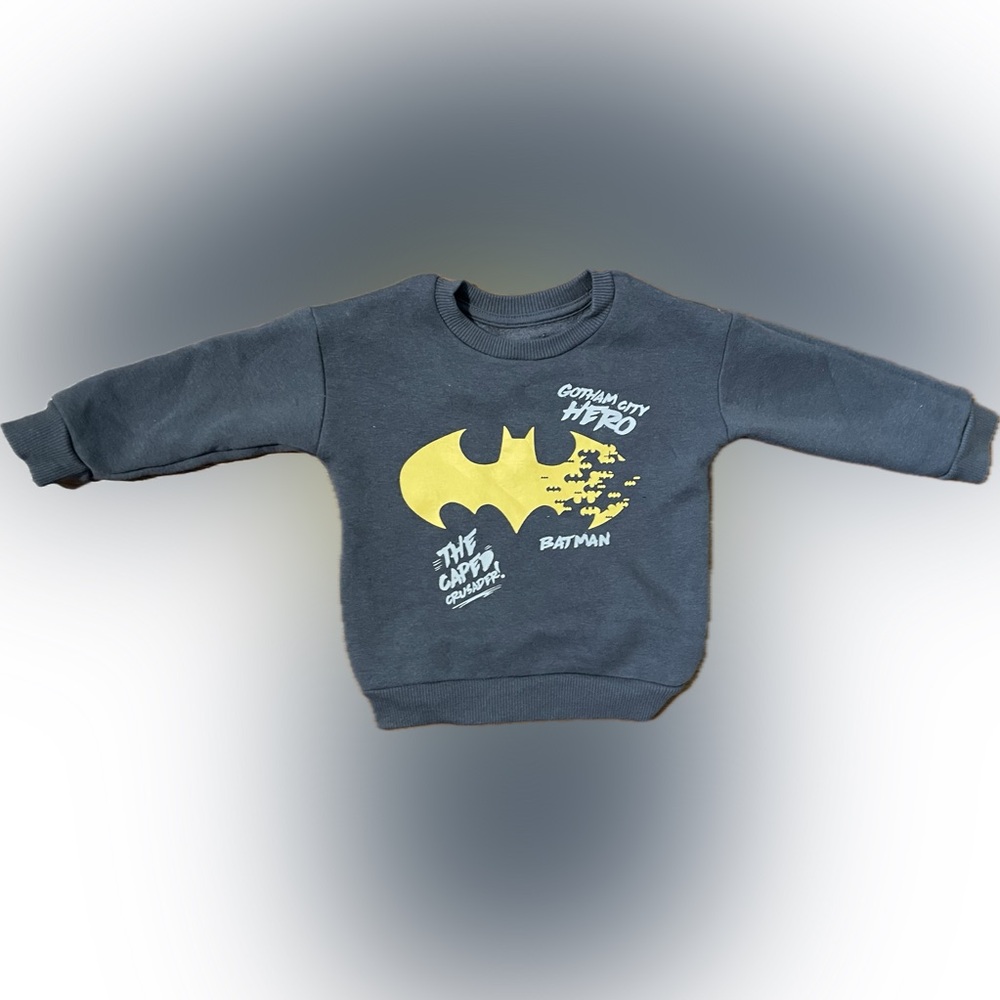 Graphic ‘Batman’ Sweatshirt for 9-12 Month Olds